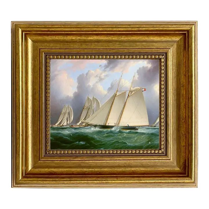 Hms Orion Oil on Canvas Reproduction Painting | Chairish