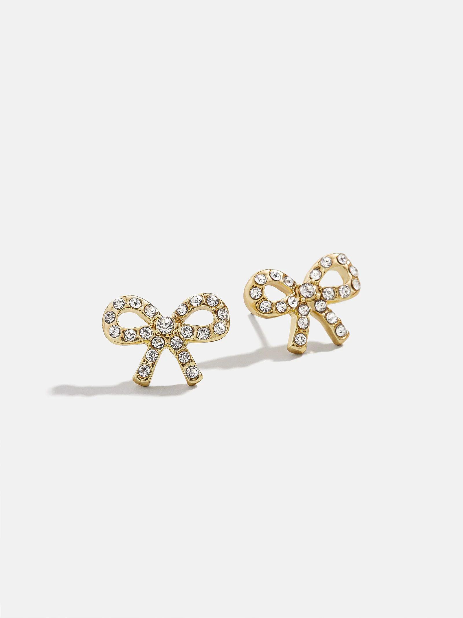 Pippa Earrings - Clear/Gold | BaubleBar (US)