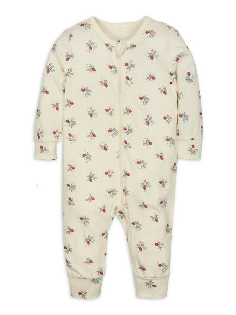 Modern Moments by Gerber Baby Neutral Super Soft Viscose Long Sleeve Coverall, Sizes Newborn - 12... | Walmart (US)