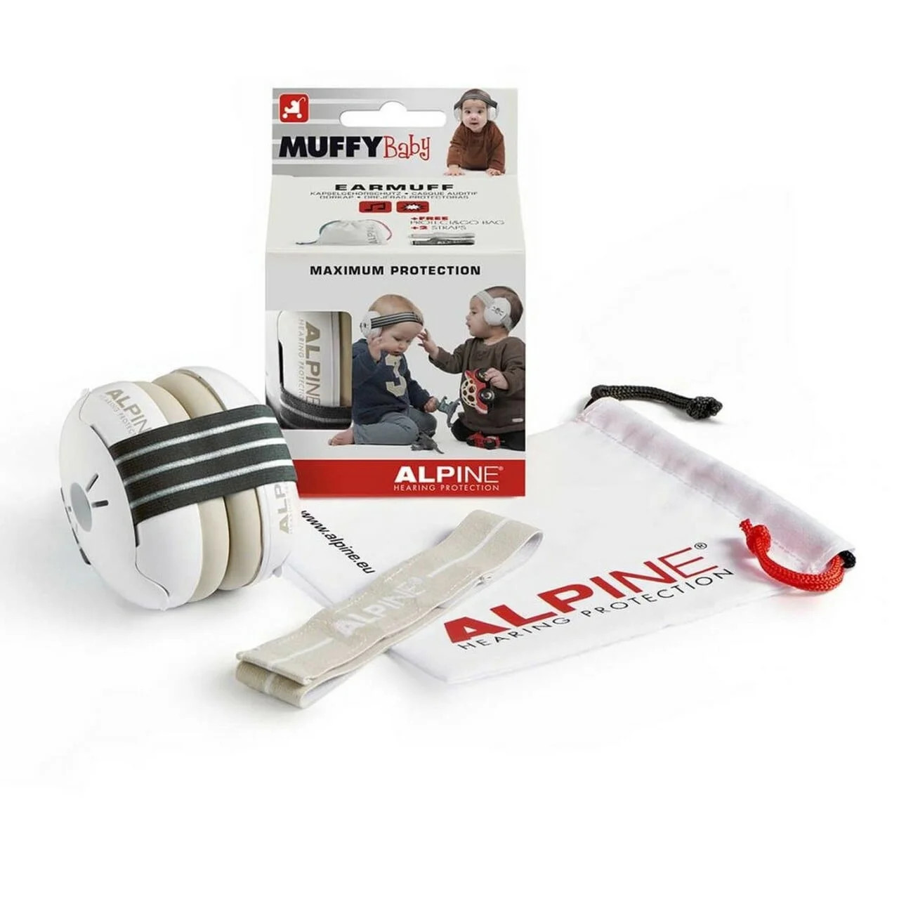 Alpine Muffy Baby Ear Protection for Babies and Toddlers up to 36 Months - CE & ANSI Certified - ... | Walmart (US)