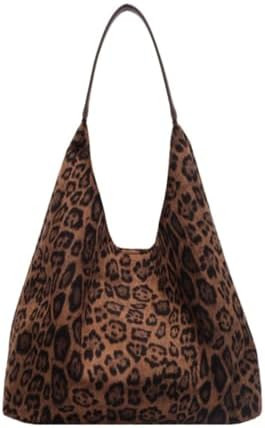 Cheetah Leopard Print Tote Bag Large Capacity Bag Leopard Bag Women Shopper Women's Bag | Amazon (US)