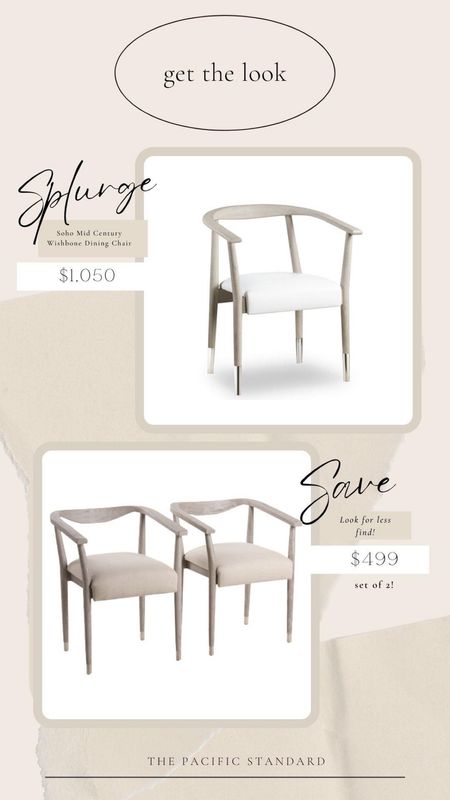 Daily Find #297 | Sonder Living Soho Mid Century Taupe Oak White Upholstered Wishbone Dining Chair #lookforless

The look for less price is for 2 chairs 😍 #affordablefinds #getthelook 

#LTKstyletip #LTKFind #LTKhome