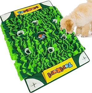 ToriKuri Snuffle Mat for Dogs Football Field Design 30x20Inches Sniffing Mat Smell Training Slow ... | Amazon (US)