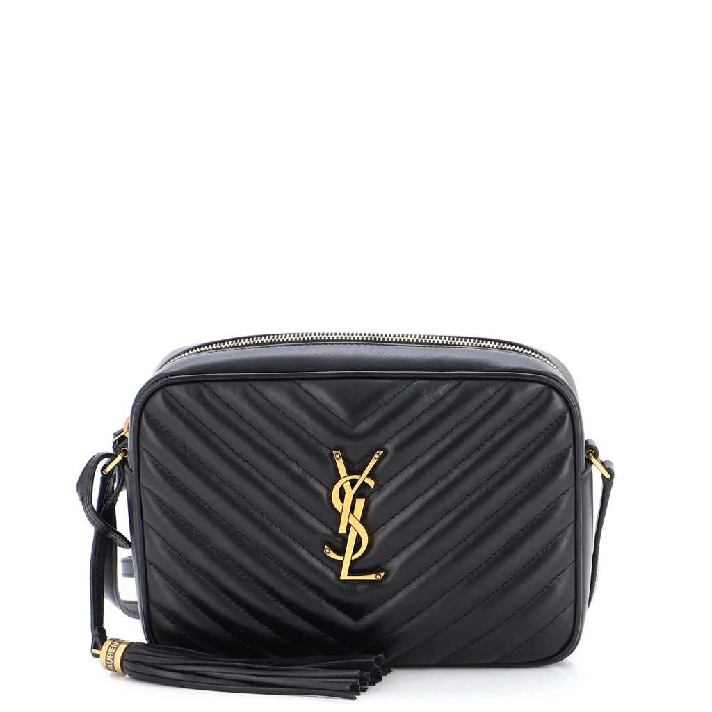 Lou Camera Bag Matelasse Chevron Leather Small | Rebag