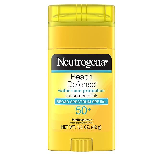 Neutrogena Beach Defense Water-Resistant SPF 50+ Sunscreen Stick, Broad Spectrum UVA/UVB Protecti... | Amazon (US)