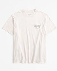Oversized Chelsea Graphic Tee | Abercrombie & Fitch (US)