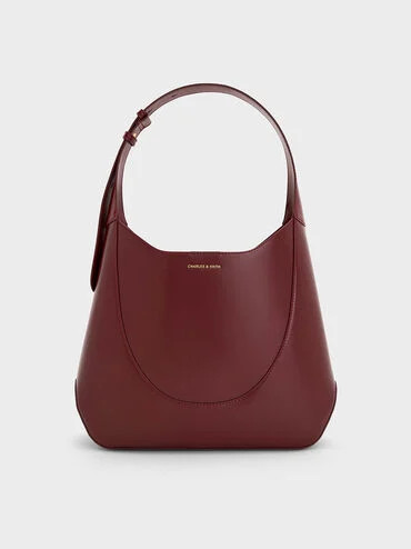 Sigrid Hobo Bag
    
         - Mulberry Plum | Charles & Keith US