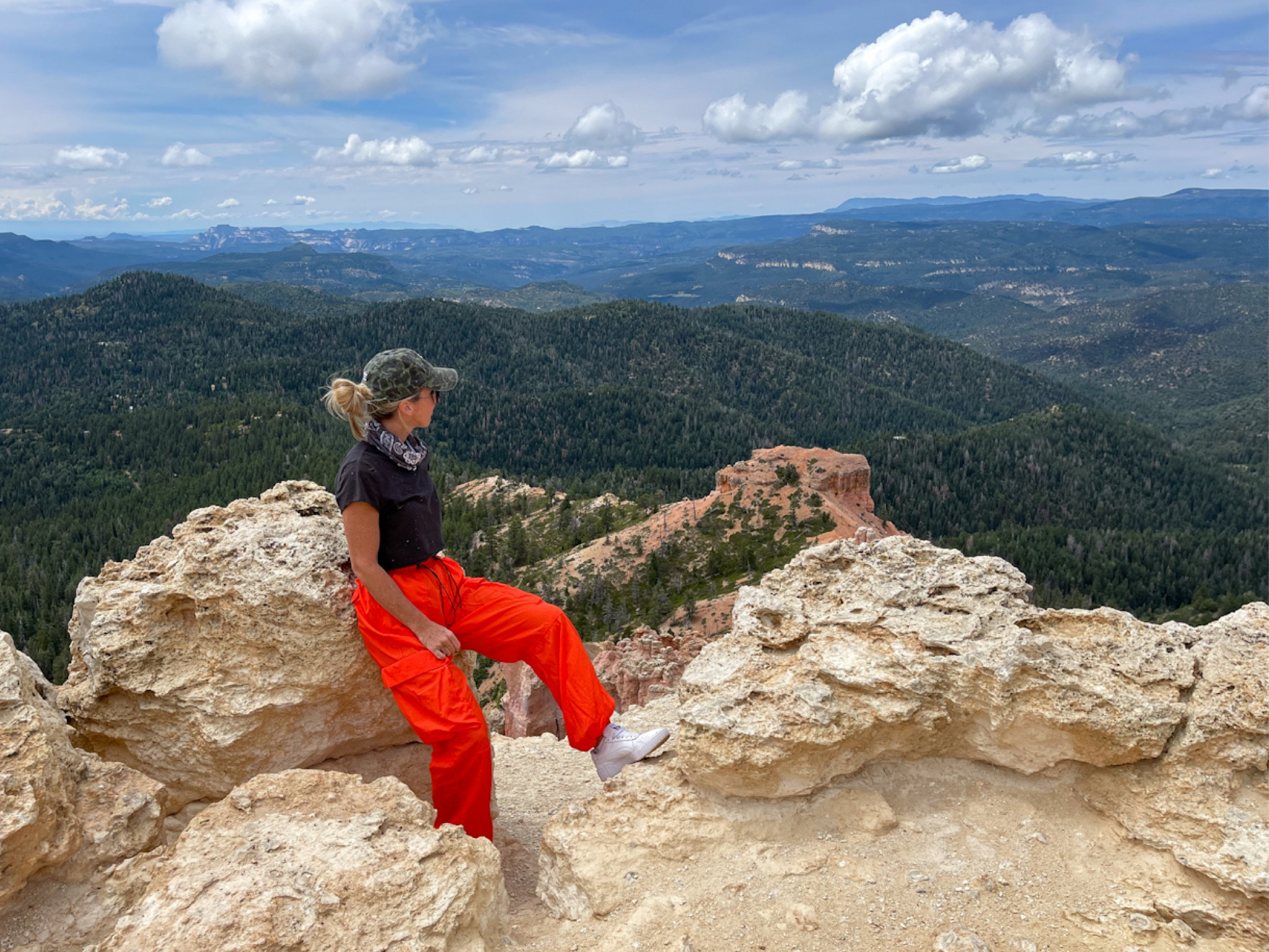 My cargo pants are still on sale - bought for $65 & on sale for $24! ❤️‍🔥 soo comfy & high waisted! Wearing XS, all sizes are pretty baggy, love how you can make the waist & ankles as tight as you want with drawstrings. 

Cargo pants | parachute pants | fall style | mudding outfit | fall travel outfit | cabin vacation style | camping outfit | mountain trip | fall vacation outfit | winter vacation outfit | Utah trip | fall cabin vacation outfits | travel outfits | travel style | hiking outfit | hiking style | favorite white shoes \ white sneakers | fall sneakers | camo hat | camouflage hat | adidas hat | womens trucker hats | trucker hat 

#LTKfindsunder50 #LTKsalealert #LTKtravel