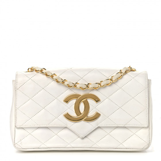CHANEL

Lambskin Quilted Single Flap White | Fashionphile