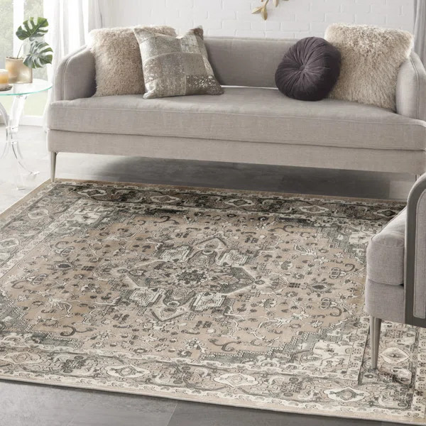 Jurado Oriental Beige/Gray Area Rug | Wayfair North America