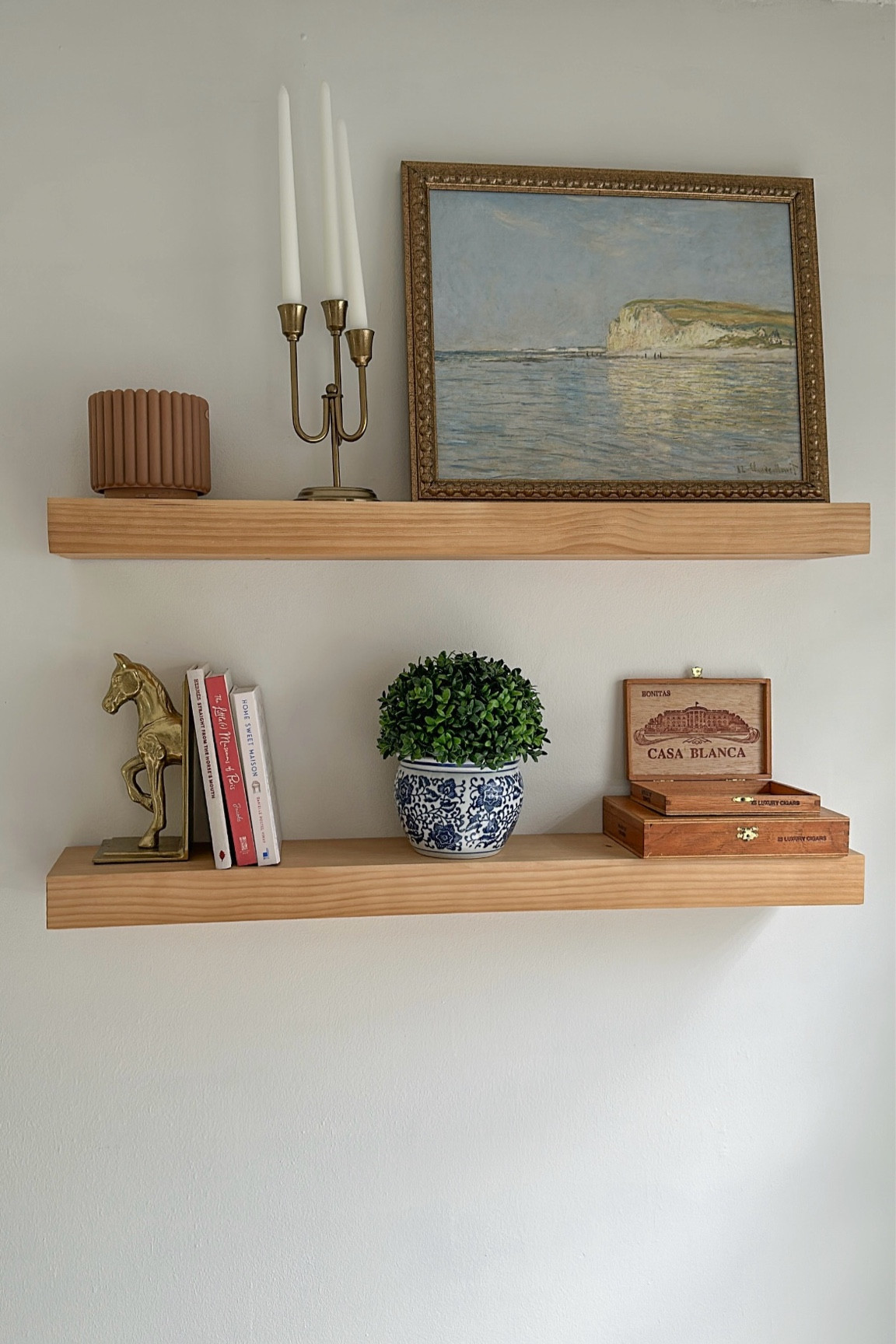 Updated floating shelves decor!

#LTKhome #LTKfindsunder100