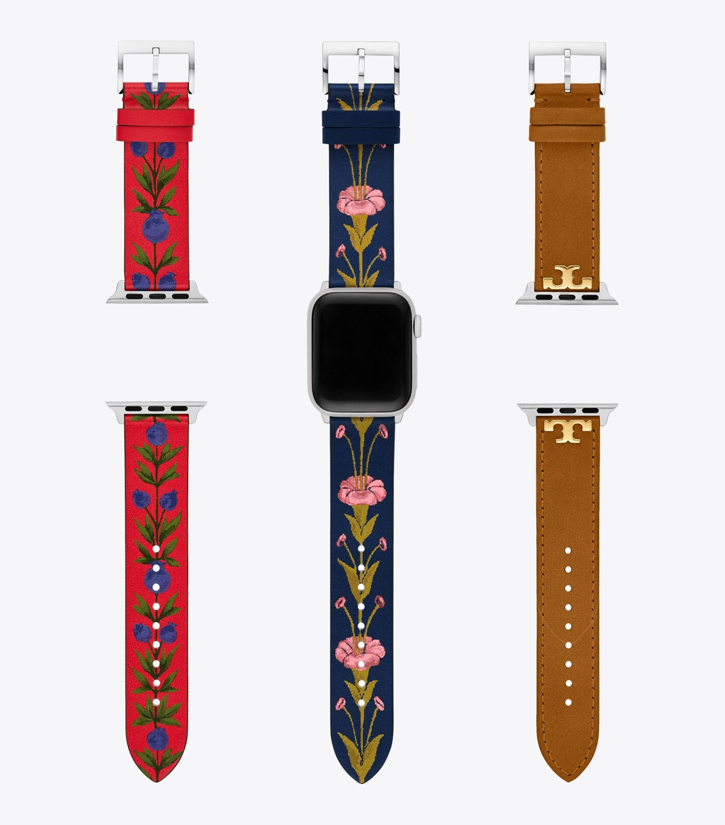Band for Apple Watch® Gift Set, Multi-Color Leather, 38 MM – 40 MM | Tory Burch (US)