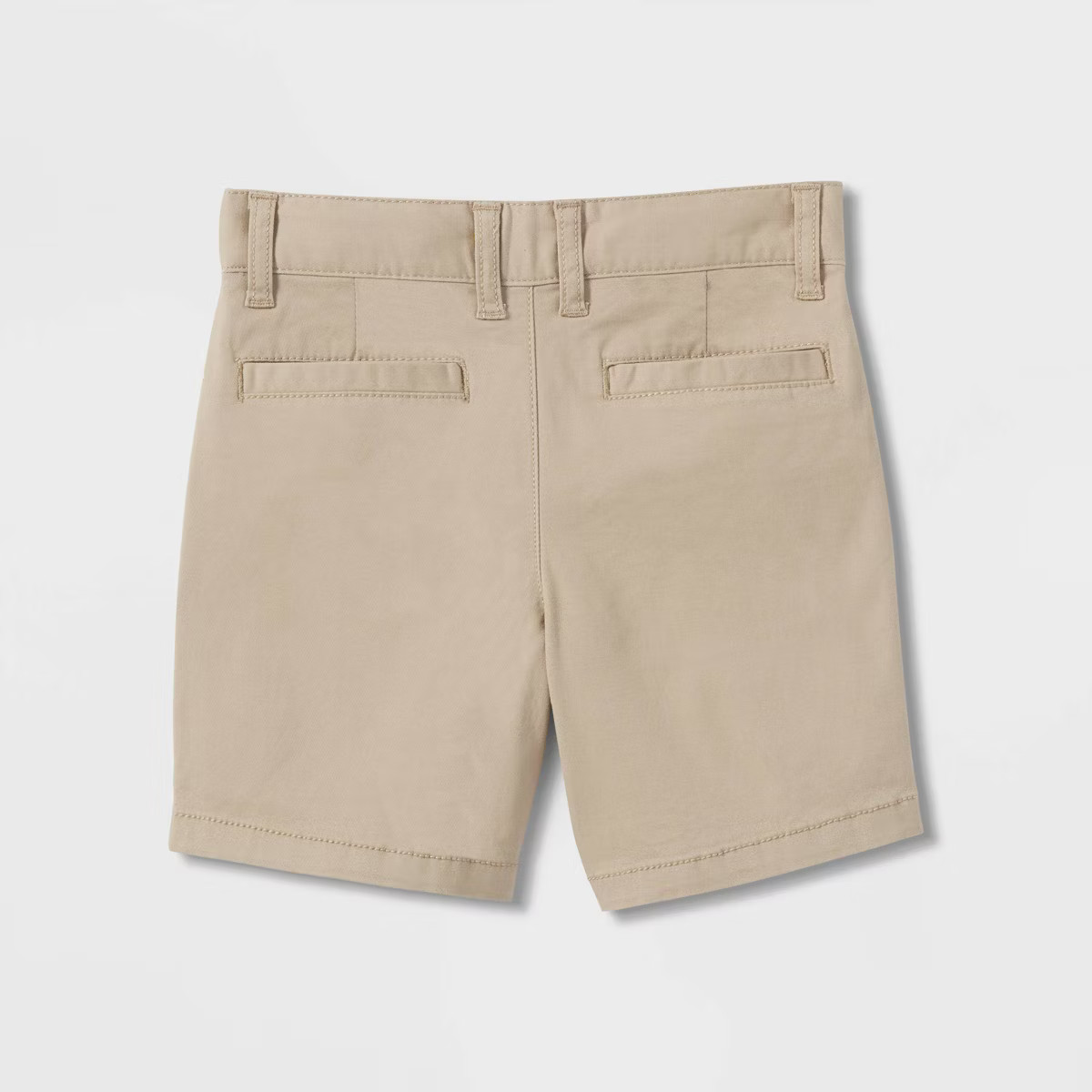 Toddler Boys' Stretch Flat Front Uniform Chino Shorts - Cat & Jack™ Dark Khaki 3T | Target