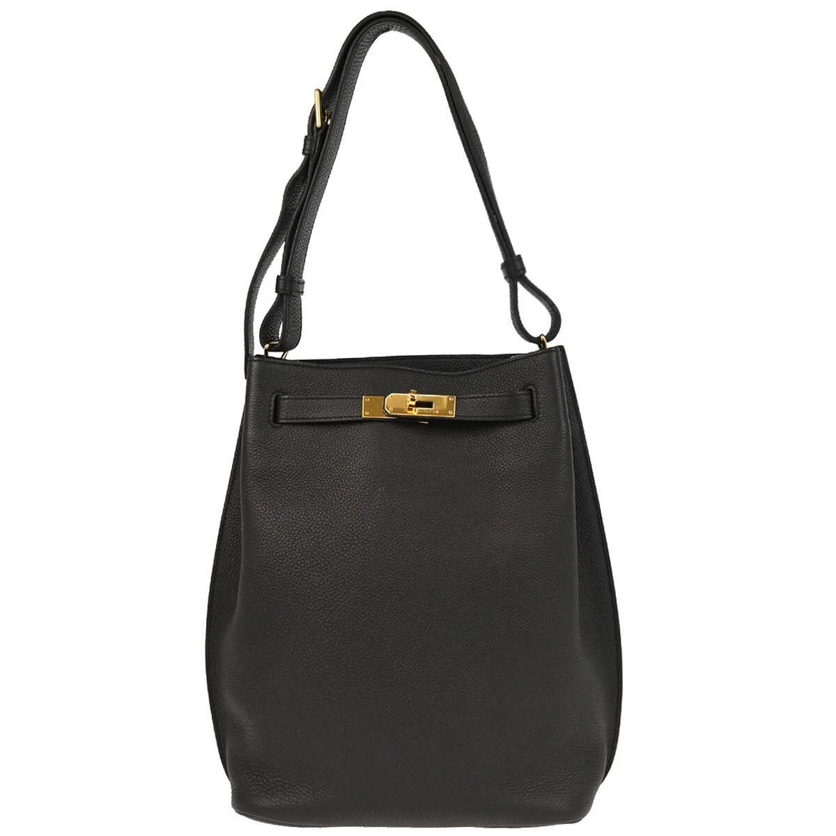 Hermes Black Togo So Kelly 22 Shoulder Bag TBY001BC 185702 | eBay US