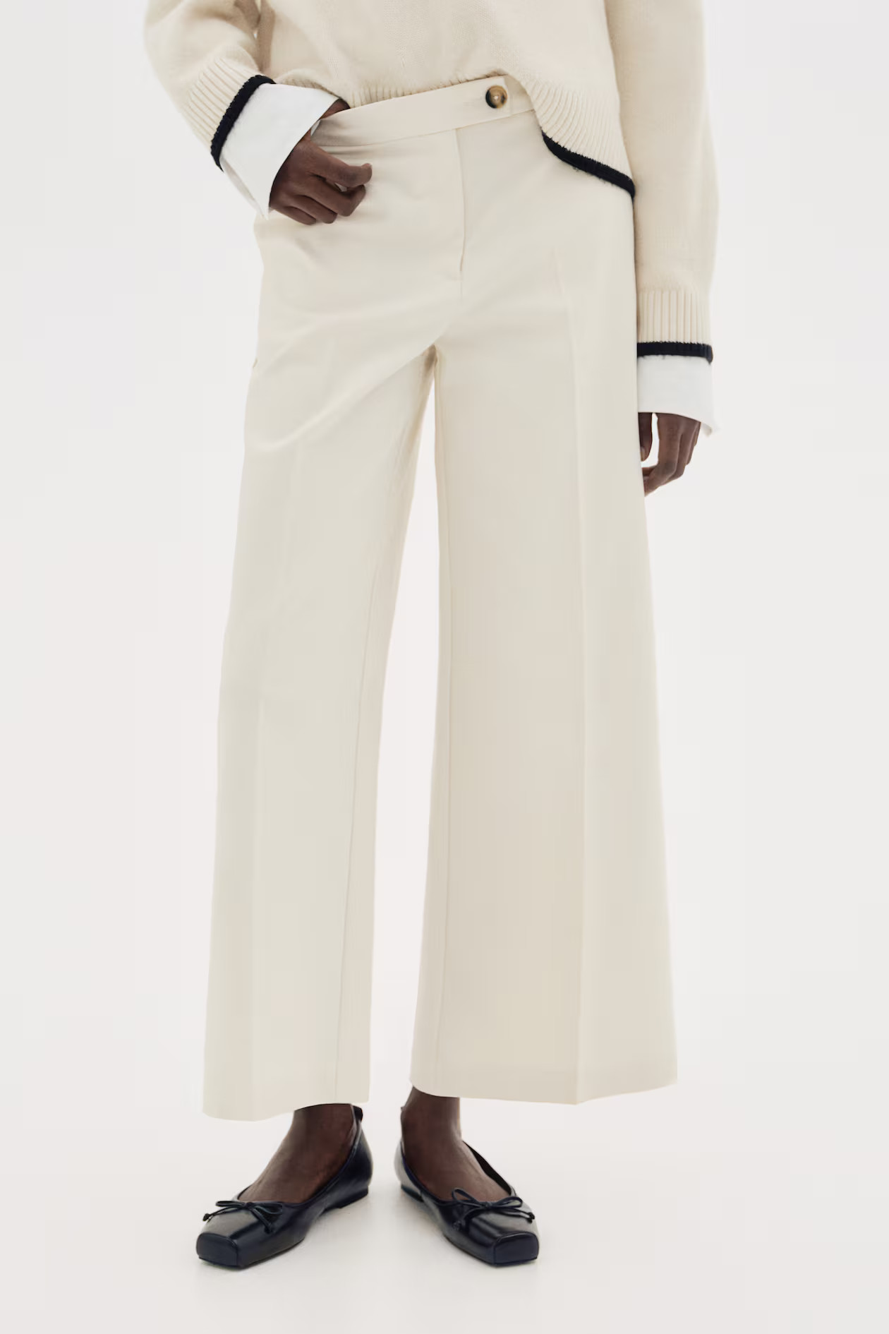 Wide-Leg Dress Pants | H&M (US + CA)