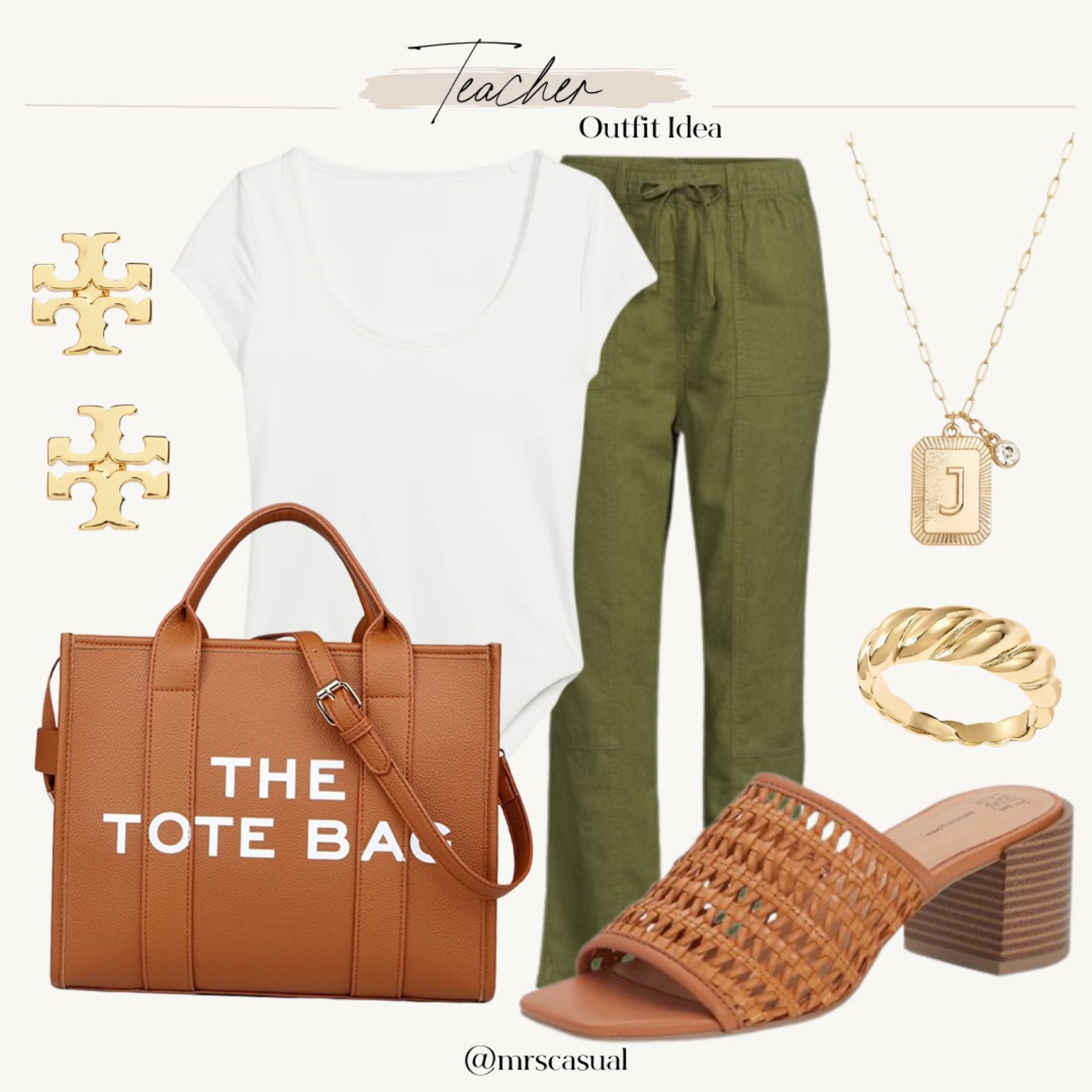 Walmart teacher outfit idea 💕 love these green tie waist pants #LTKFind 

#LTKunder50 #LTKworkwear