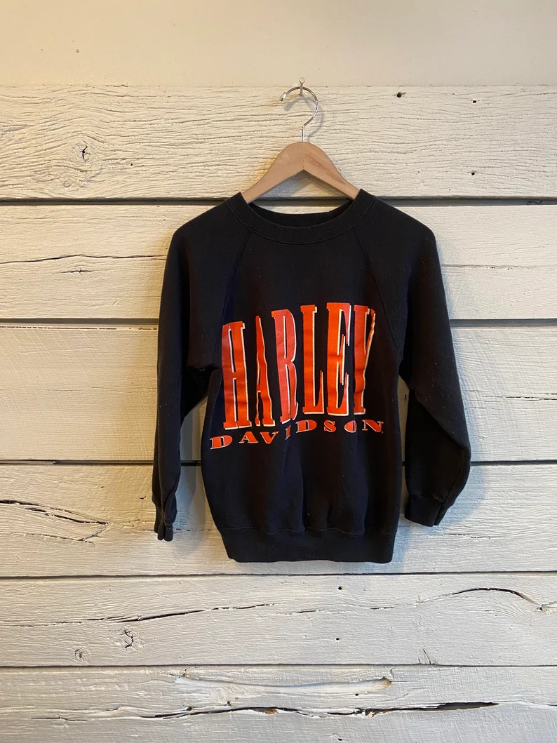VTG 86’ Harley Davidson NC Crew Neck sweatshirt | Etsy (US)