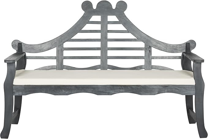 SAFAVIEH PAT6741A Outdoor Collection Azusa Bench | Amazon (US)