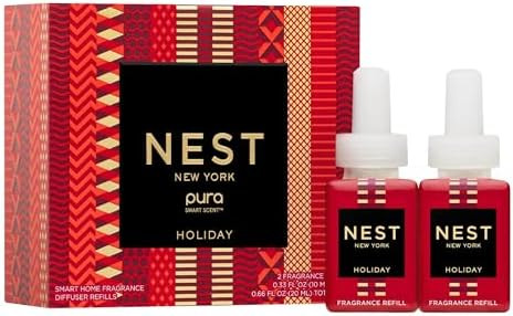 NEST New York Smart Home Fragrance Diffuser Refill Smart Vials, Holiday - Set of 2 - Designed for... | Amazon (US)