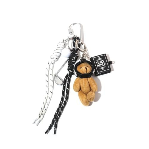 SORGERLY Tote Bag Purse Charms for Handbags - Cute Bear Golf and Bible Backpack Charm Keychain, Rope Paracord Accessories - Designer Gift for Women (Bear Golf and Bible) | Amazon (US)