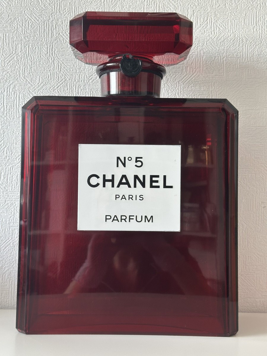 CHANEL N\u00b05 Red Paris Parfum Store Display Bottle Rare Oversized France | eBay | eBay US