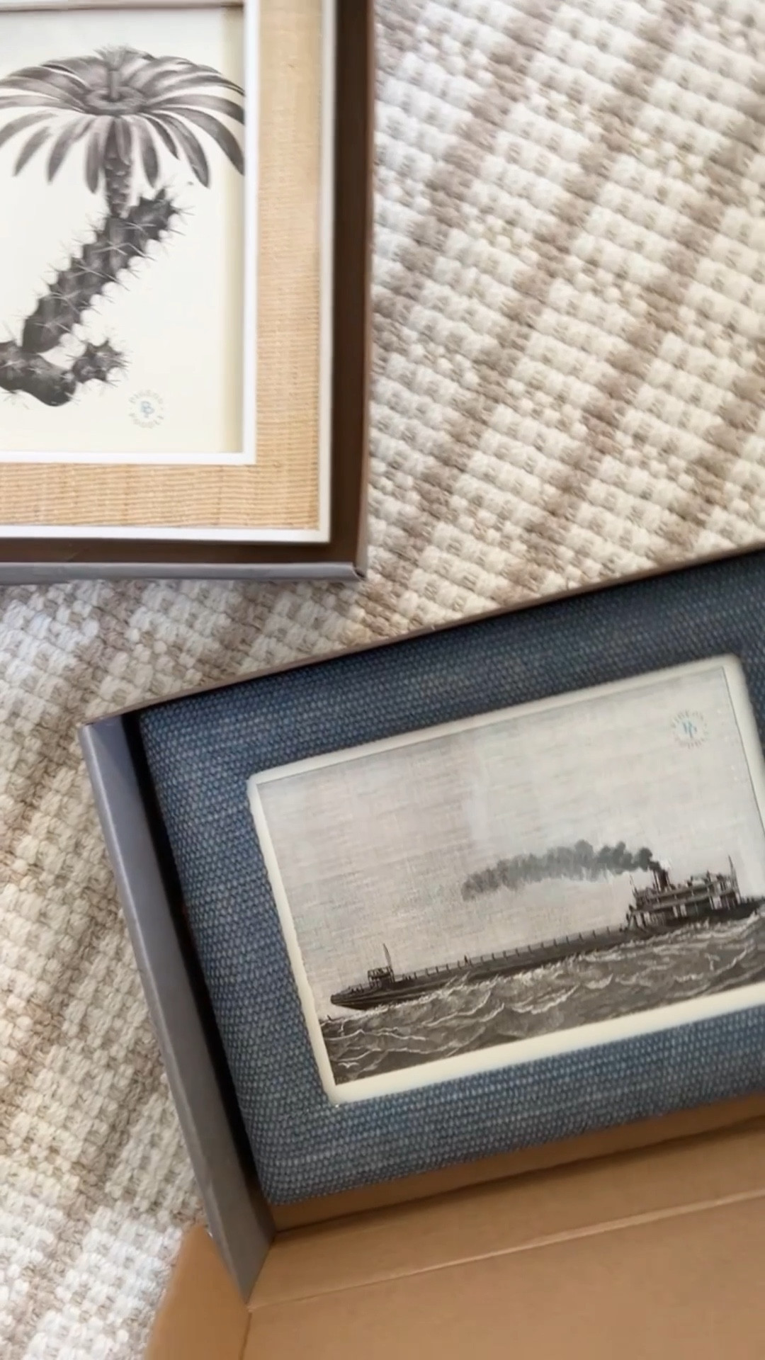 New nursery additions 🤍 just need to add some printed photos! 