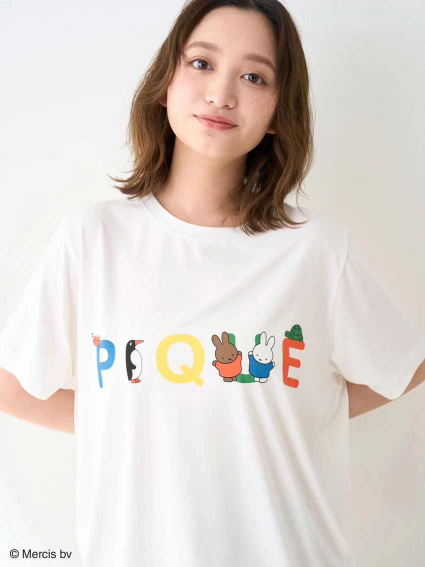 【Dick Bruna】[Cool to the Touch] One-Point T-Shirt | Gelato Pique