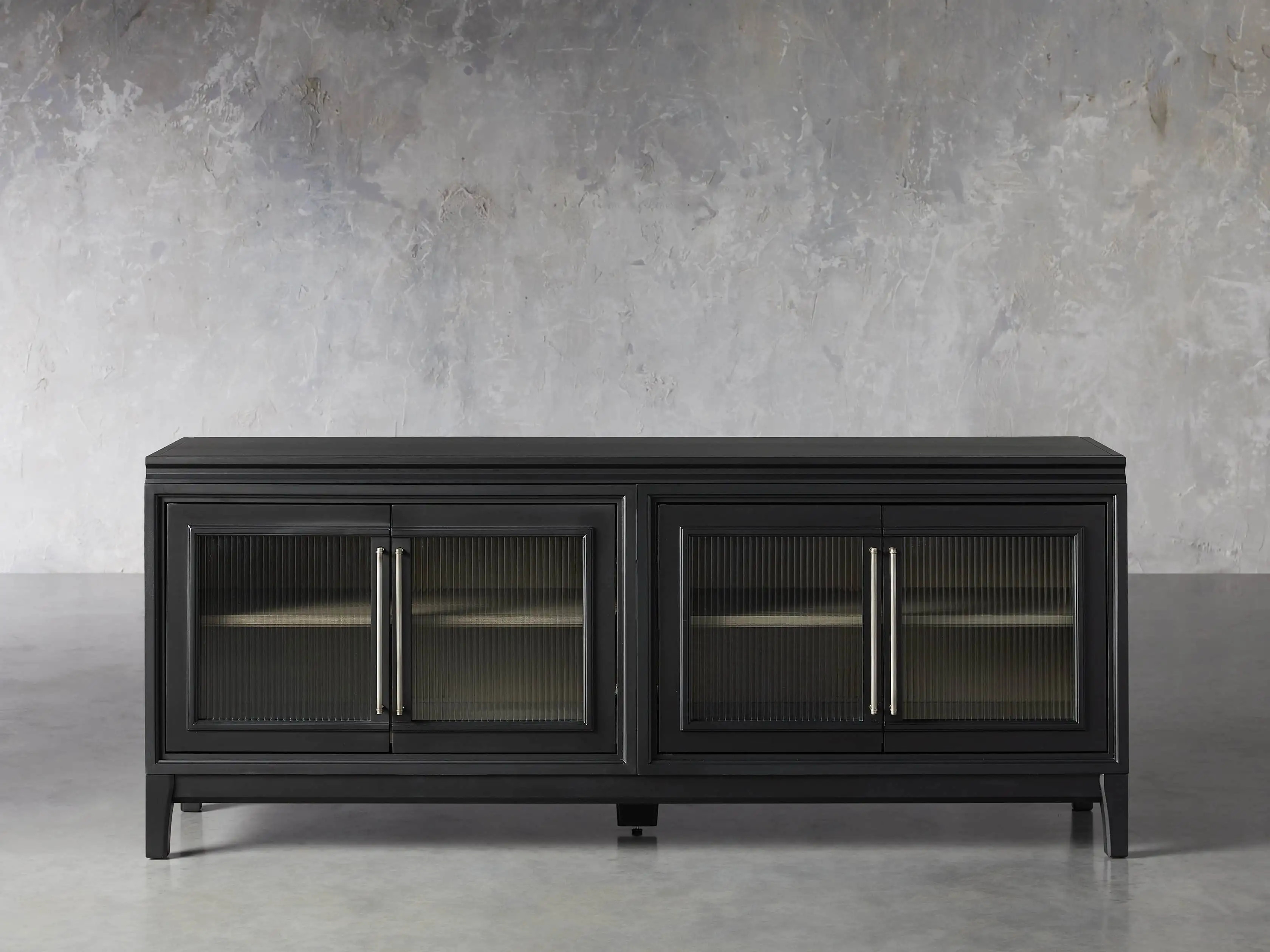 Rowan Modular Reeded Media Console | Arhaus