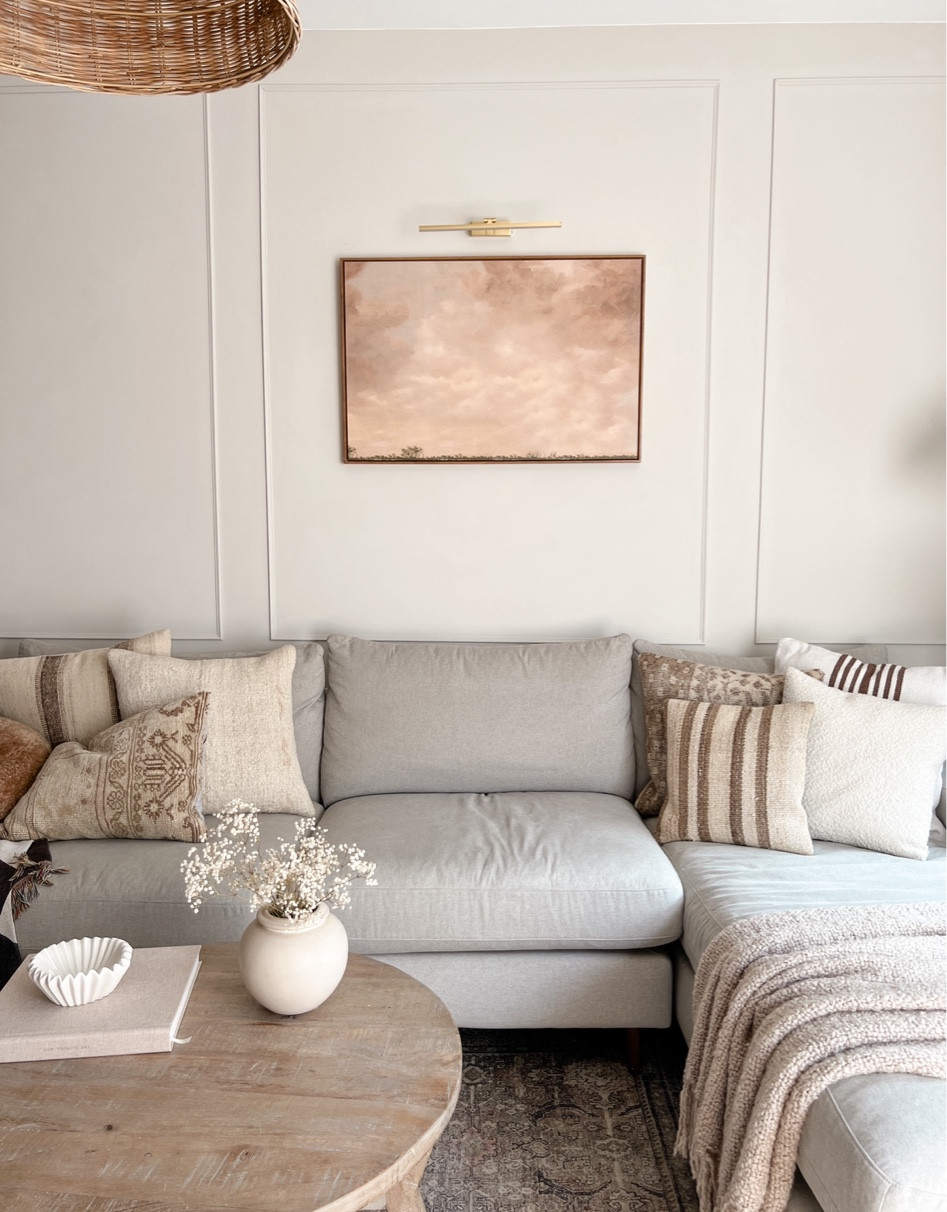 The best wall art and art light combo from amazon! You can get both of these for less than $100 and they totally elevate your space and look so high end! Amazon home, home decor, living room 

#LTKhome #LTKFind