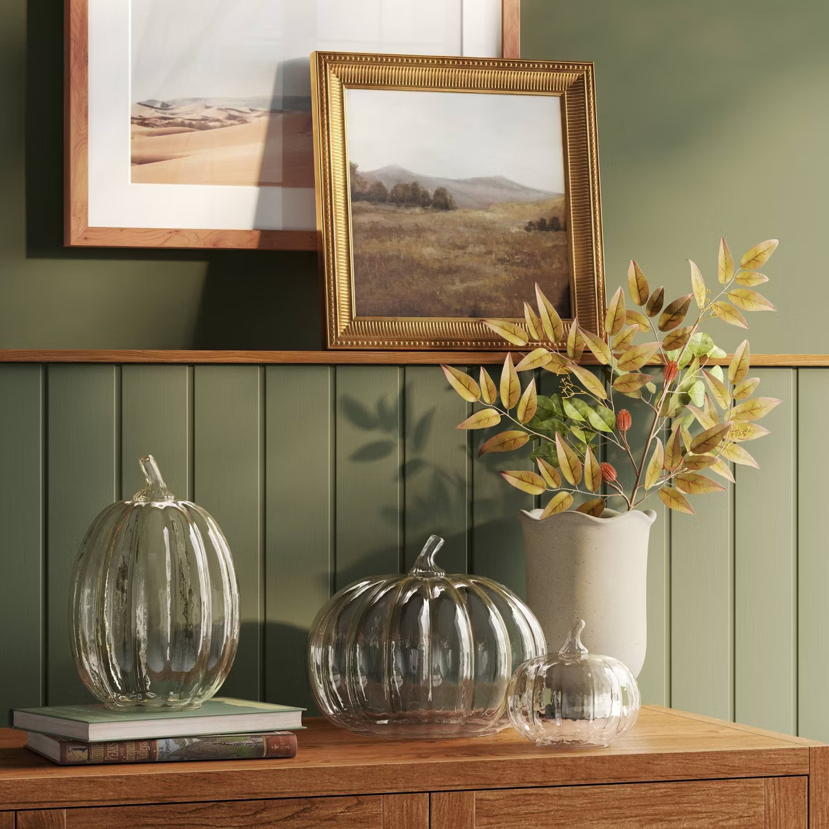 Glass Pumpkin Champagne - Threshold™ | Target