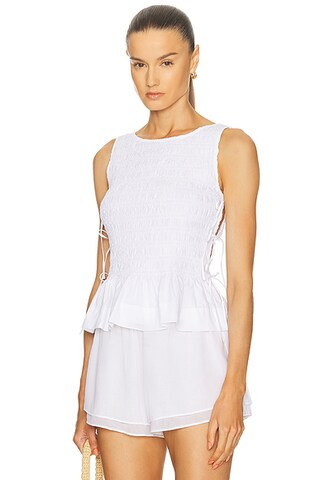 Smock Tie String Top | FWRD 