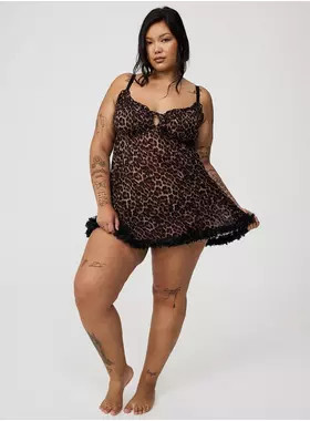 Wire-Free Mesh Babydoll Dress | Torrid (US & Canada)