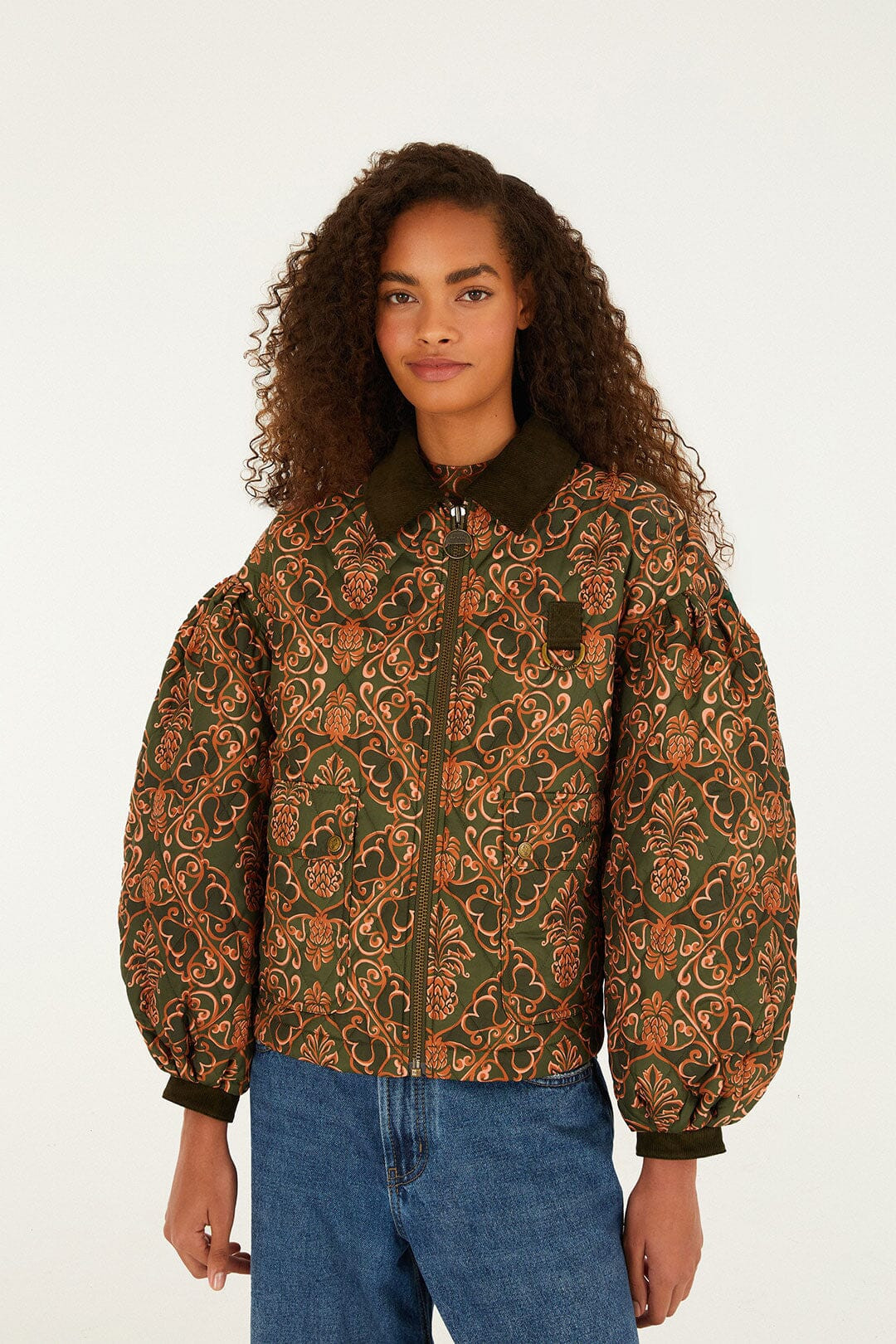 Luisa Quilted Jacket | FARM Rio | FarmRio (US)
