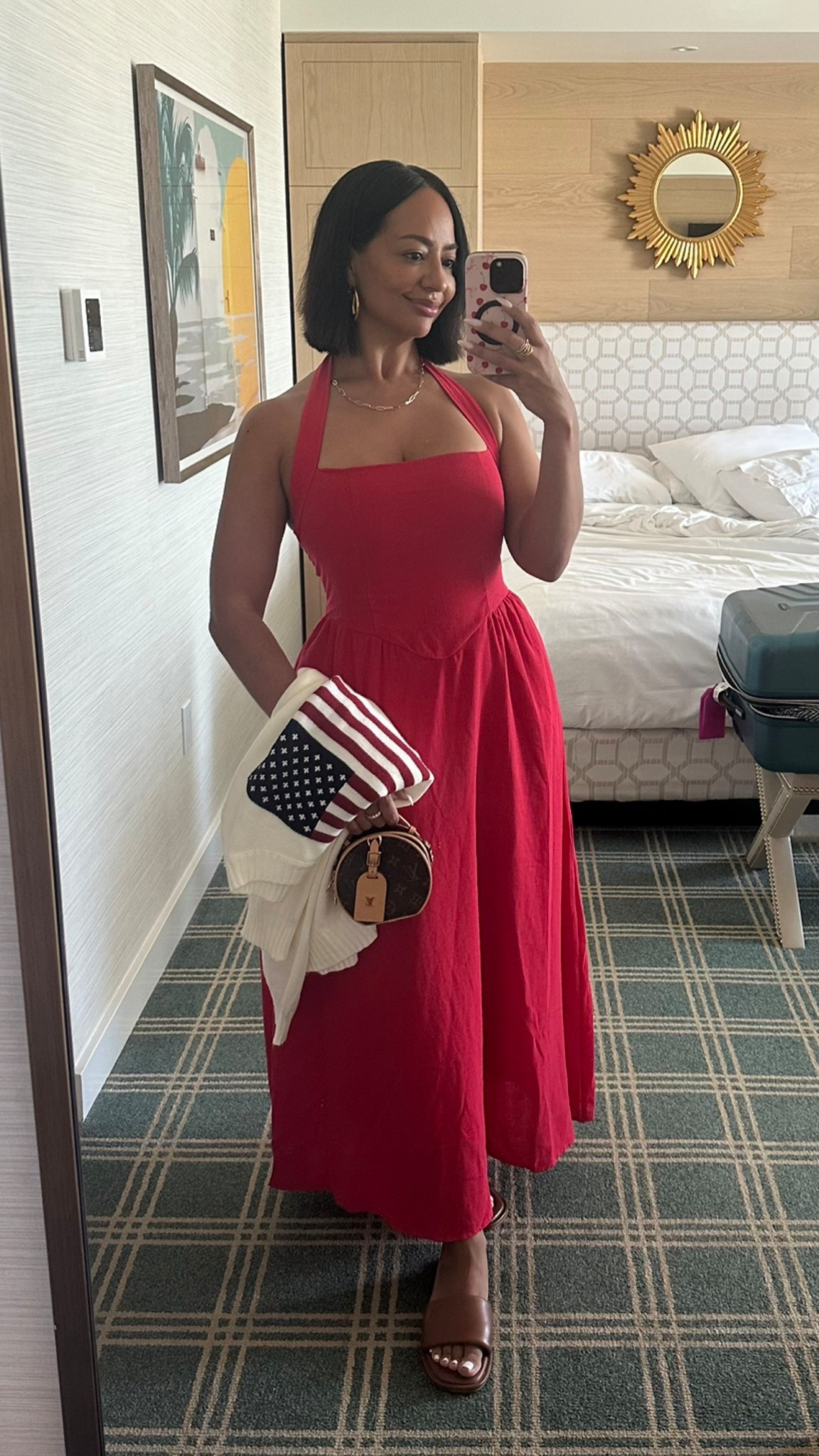 Happy 4th of July!!❣️🇺🇸❣️

4th of July outfit, summer outfit, summer dress, sundress, American flag sweater, over 40, petite curvy 

#LTKOver40 #LTKStyleTip #LTKFindsUnder50
