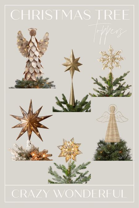 Star and angel Christmas tree toppers



#LTKSeasonal #LTKHoliday