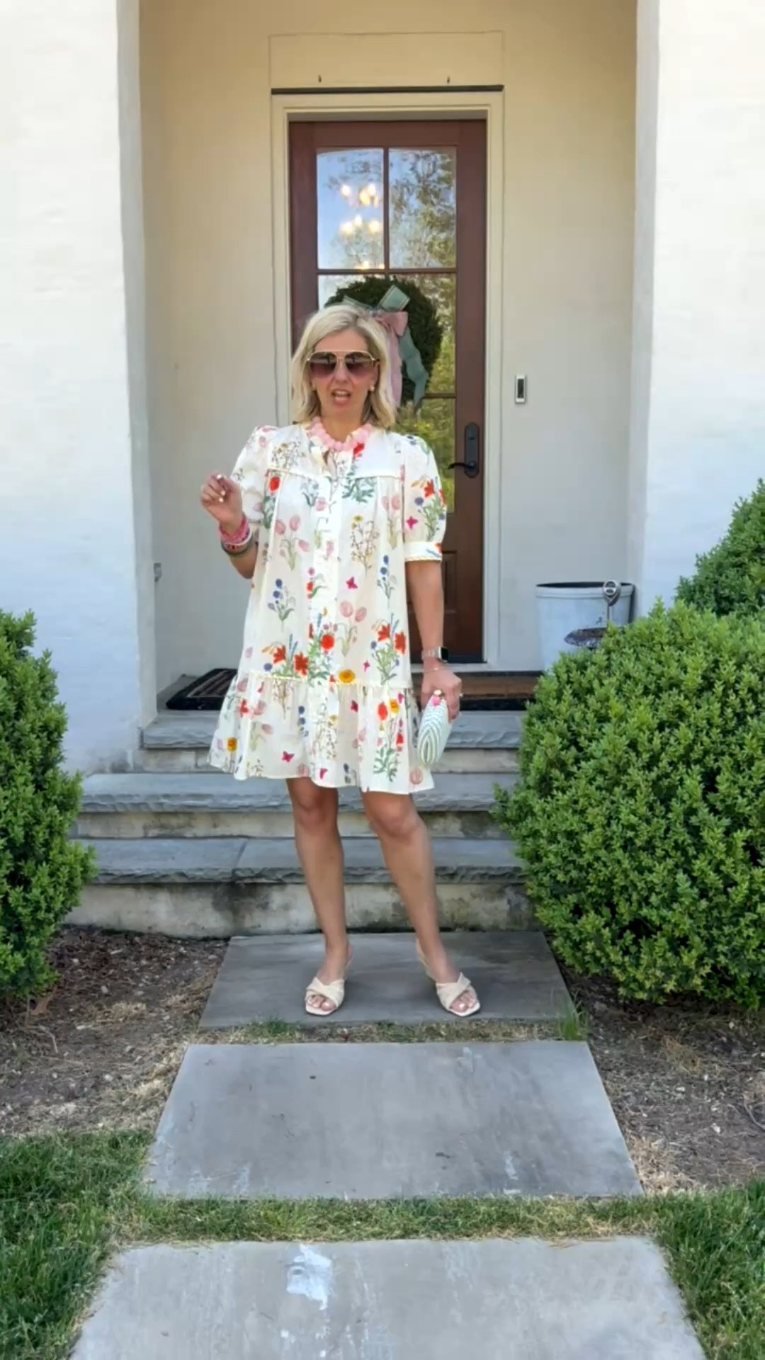 Such a beautiful dress! The silhouette with the yellow trim & floral print is perfect for spring. i’m wearing a small dress and 8 heel. ￼

#LTKSeasonal #LTKmomlife #LTKgrwm