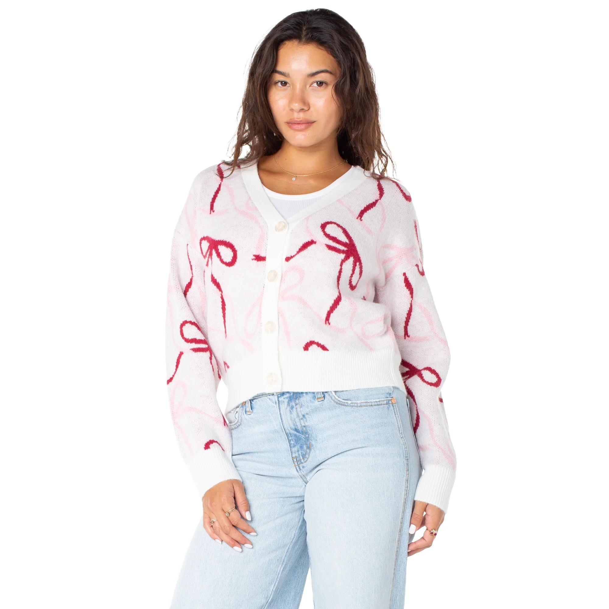 Celebrity Pink Women's and Women's Plus Cardigan Sweater, Sizes XS-4X | Walmart (US)