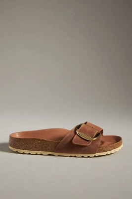 Birkenstock Madrid Big Buckle Nubuck Sandals | Anthropologie (US)