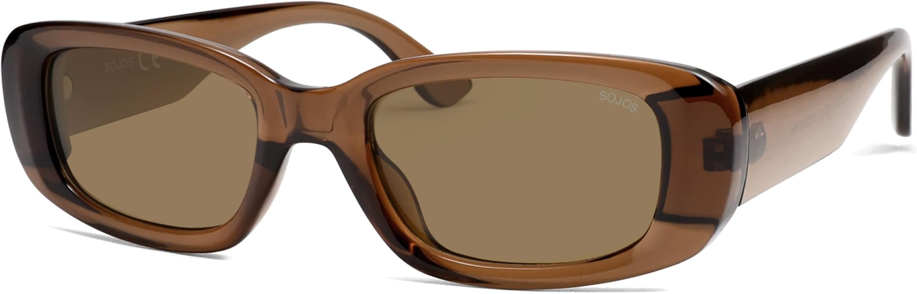 SOJOS Retro Rectangle Polarized Sunglasses Women Men Trendy Y2k 90s UV Protection Womens Mens Sun... | Amazon (US)