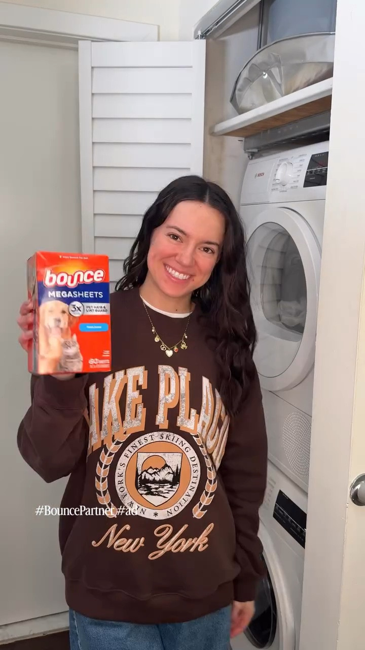 Comment “DOG MOM” and I’ll DM you the direct link to grab these! 🐾 #BouncePartner #PutASheetOnIt #ad 

If you’re a dog mom, you know the struggle of trying to keep dark clothes looking sharp. My favorite brown sweatshirt is usually a magnet for Pancake’s hair, but I’ve finally found a way to make laundry day easier.

I’m partnering with @bouncesheets to share these Pet Hair and Lint Guard Mega Sheets. You just add one to your dryer with your wet laundry—it’s a total game changer for your workflow. It makes it so much easier to brush off pet hair so you can spend less time with a lint roller and more time with your pup.

Shop Bounce Pet Mega Sheets through the link in my bio or on my Amazon Storefront.
