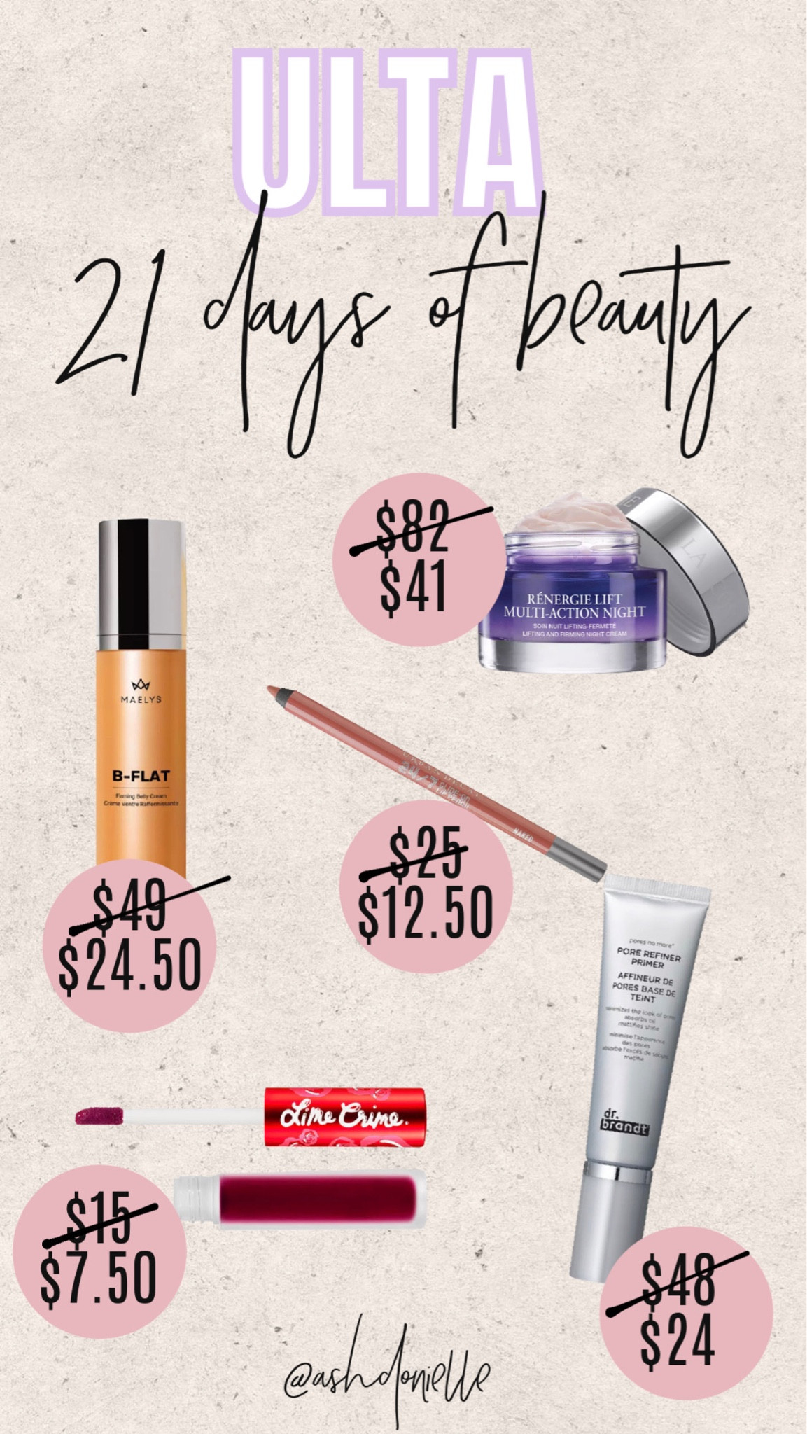 Ulta 21 days of beauty! All 50% off today only! My top pick is the Dr Brandt primer…. I use it daily in my t zone to help with oil control 

#LTKbeauty #LTKunder50 #LTKsalealert