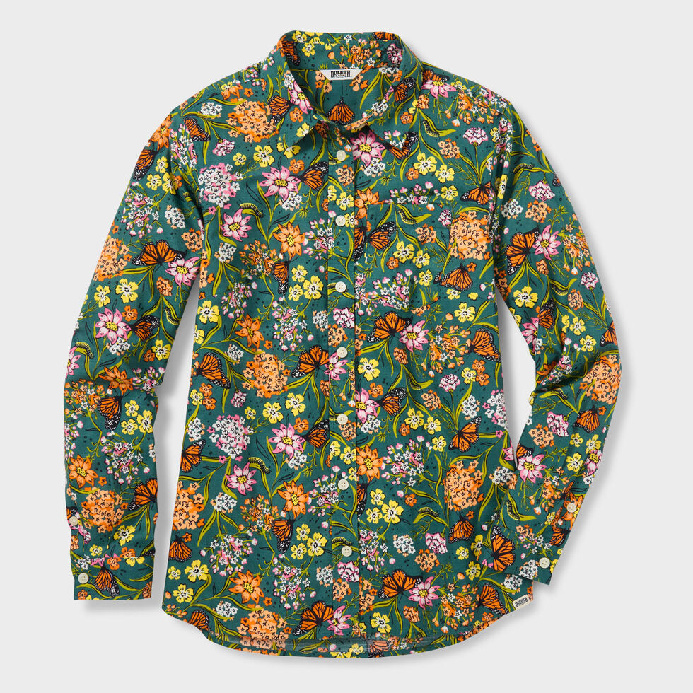 Women's Plus Chick-Nic Long Sleeve Shirt | Duluth Trading Co.