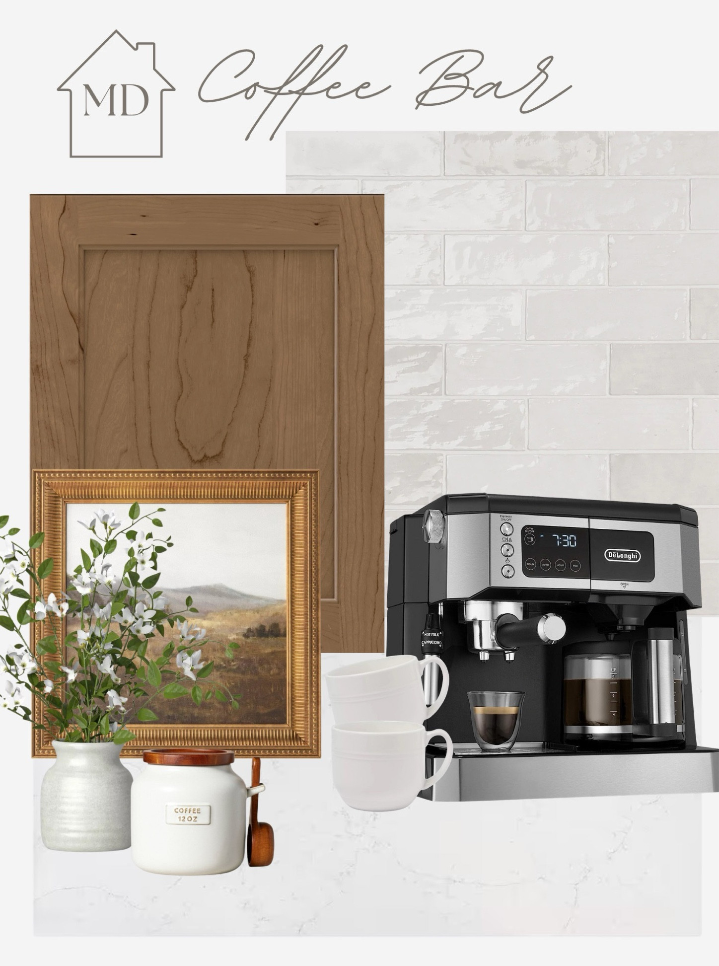 Simple coffee bar/station concept design. ☕️ 

#LTKSeasonal #LTKxTarget #LTKhome