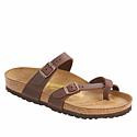 Birkenstock Mayari Leather Toe-Loop Comfort Sandal - Habana - 11/11.5 | HSN