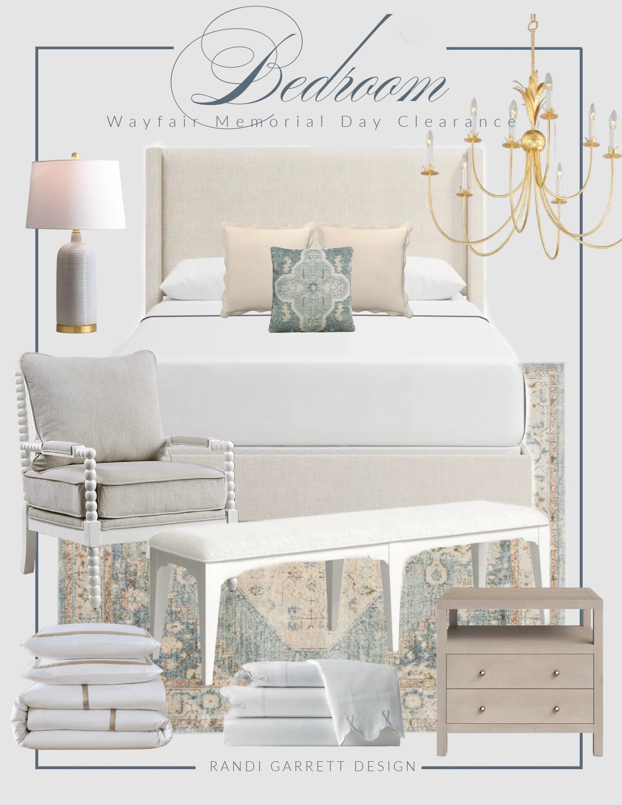Shop @wayfair memorial Day Clearance where you can save up to 70% off and get free and easy delivery on orders over $35 now through the 23rd! Here are some of my faves to help you refresh your bedroom in style and on a budget. 

I especially love these scalloped edge embroidered sheets! I have them in our bedroom and in our guest bedroom they are so pretty and affordable! #wayfair #wayfairpartner 

#LTKHome #LTKSaleAlert #LTKStyleTip