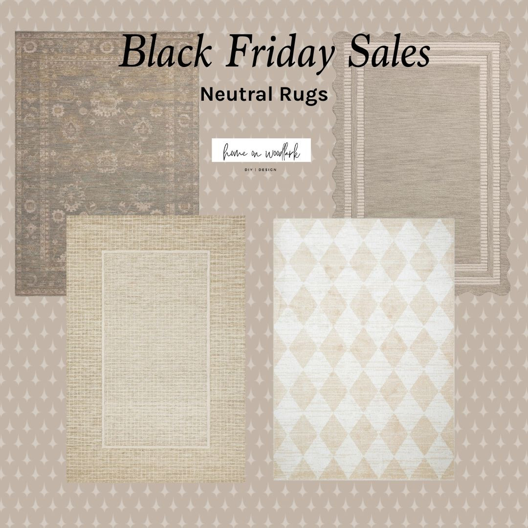 Shopping Black Friday sales for your home this year?  

I always buy my area rugs at this time of year.  Check out these neutral finds majorly on sale!  

Loloi area rugs.  Chris Loves Julia area rugs,  Walmart area rug.  My Texas Home area rug.  

#LTKSaleAlert #LTKCyberWeek #LTKHome