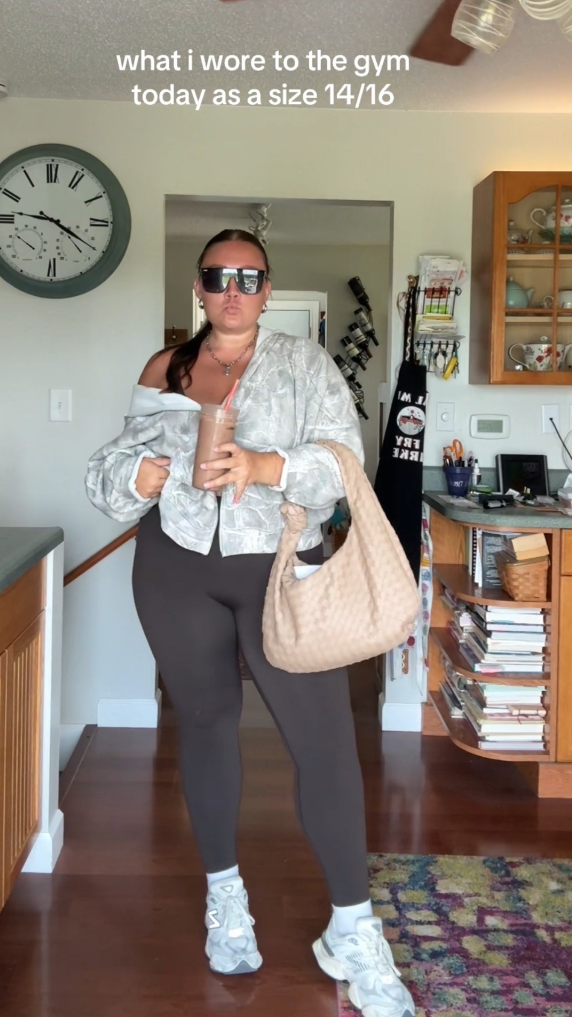 Monday gym fit! Size xxl in hoodie, xl in leggings and xxl or xxxl in sports bra  

#LTKFindsUnder100 #LTKActive #LTKPlusSize