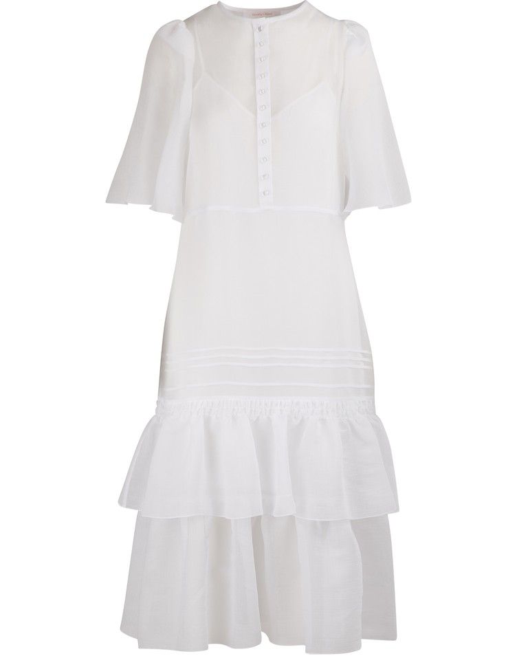 SEE BY CHLOE - Ruffled midi dress | 24S (APAC/EU)