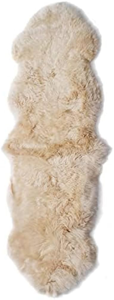 Nordic Sheep Real Sheepskin Rug 2x6 ft | Sheepskin Rugs for Living Room and Sofa | Bedside Rugs f... | Amazon (US)