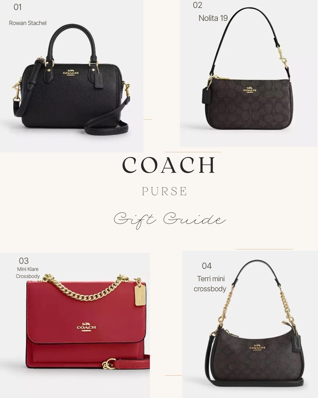Coach SALE Gift Guide! 👜

#LTKSaleAlert #LTKU #LTKGiftGuide